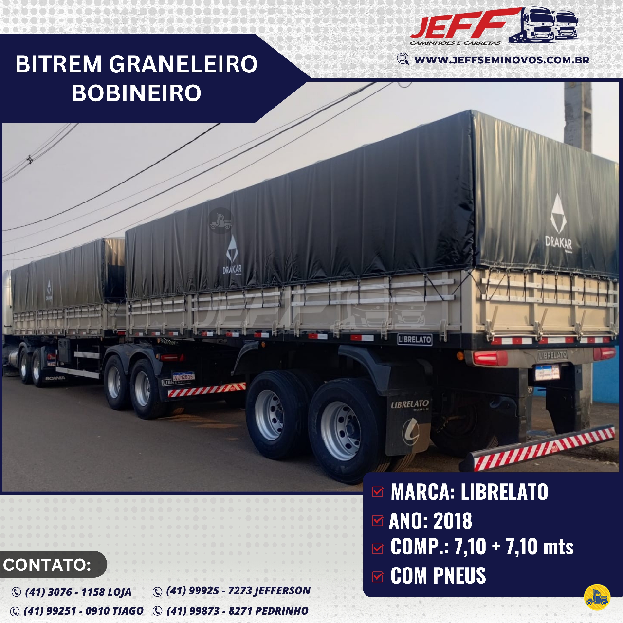 GRANELEIRO de JEFF Seminovos - Caminhões e Carretas